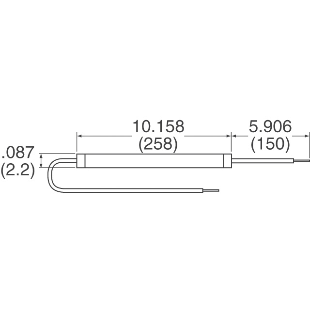 BF22258-25B/DK01 JKL Components Corp.  Lampes - Fluorescentes à cathode froide (CCFL) et UV
